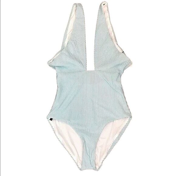 Onia Nicole One-Piece Seersucker Bondi Blue - Picture 6 of 7